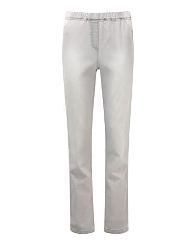 Cotton Traders Womens Ladies Pull On Stretch Bootcut Trousers Pants 31" Grey Stone 22