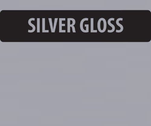 A4 Silver Gloss Vinyl Self Adhesive Sheet Grade A Quality, Craft Robo Silhouette Cameo