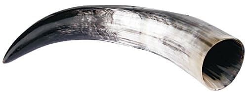 Viking Drinking-Horn 0,5 litre Drinking Horn black-white