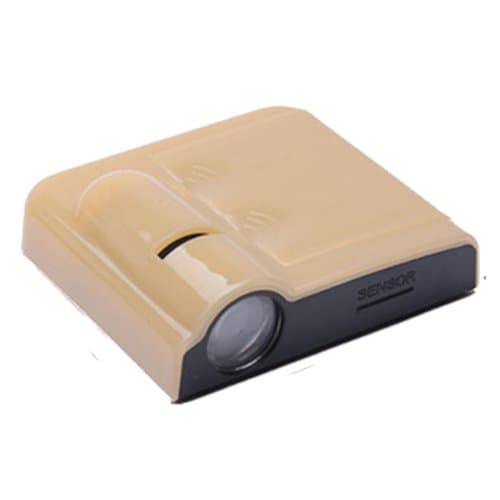 Dodolive® Universal Pack of 2Pcs Wireless Car Door LED Projector Light Courtesy Welcome Logo Shadow Ghost Light Laser Projector Magnet Sensor Lamps Kit for Superman Beige