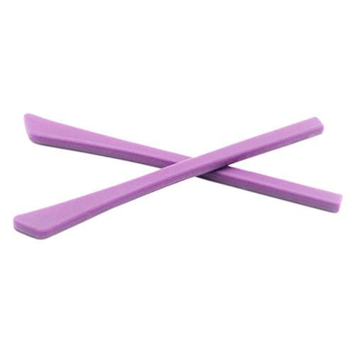 Romancy 2pcs Silicone Eyeglasses Frame Leg Sleeve Covers Accessories (Purple)