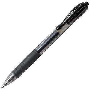 Pilot G207 Rollerball Gel Pen 0.7 Tip {Pack of 12, All Colours } (Black)