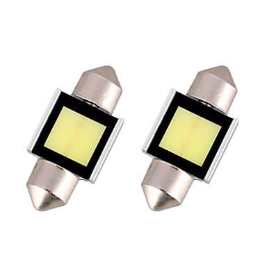 2PCS Cruze 12V 3W COB LED Width Lamp, Car Reading Lamp Car License Plate Lamp ( Light Source Color : White )