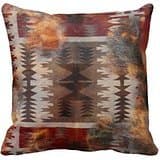 Native American Indian And Cowhide Print 503 Pillow Case