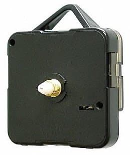 Vinyl Guru® Replacement Quartz Clock ticking movement motor mechanism (Short 3mm Spindle Shaft for clock faces up to 3mm thickness)