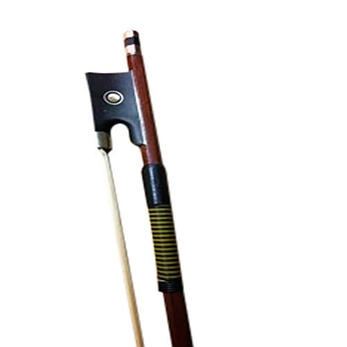 Violin Bow Full Size 4/4 By Zest Advanced Round Stick with Mongolian Horse Hair Ebony Frog