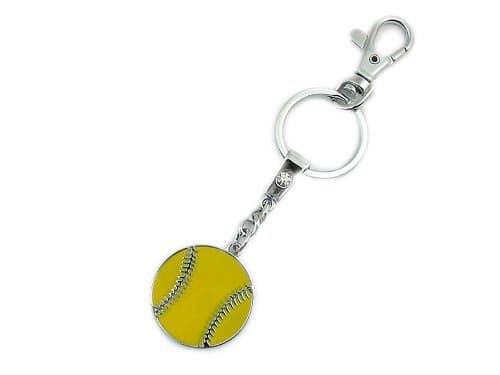 Softball Keychain: #1 Top Selling Gift for Softball Player, Coach and Team. Why Purchase Another Softball Trophy?