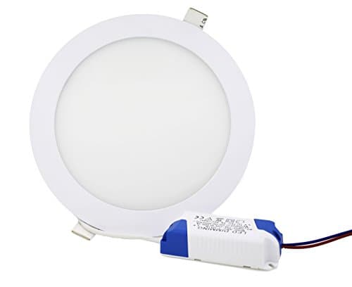 Jinda Ultrathin Round Energy-saving LED Panel Light Replacement, 18W White Lighting LED Recessed Ceiling Light Lamp