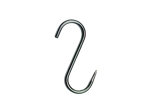 CNS 10 x S-Hooks Meat Smoking hook, 180/6mm