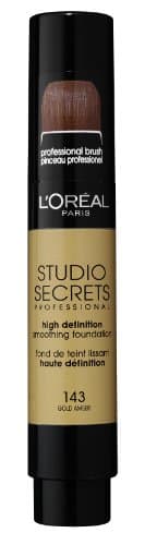 L'Oreal Paris Studio Secrets High Definition Smoothing Foundation 143 Gold Amber 17 ml
