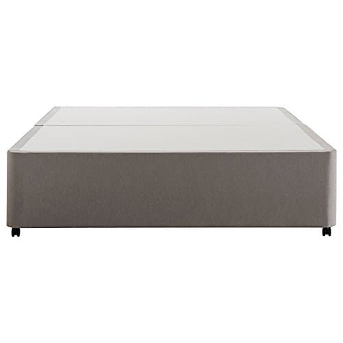 Smartslumber Chenille Divan Bed Base With Cubed Headboard - (6ft Super King, Cream) - 4 Drawers –SS2323