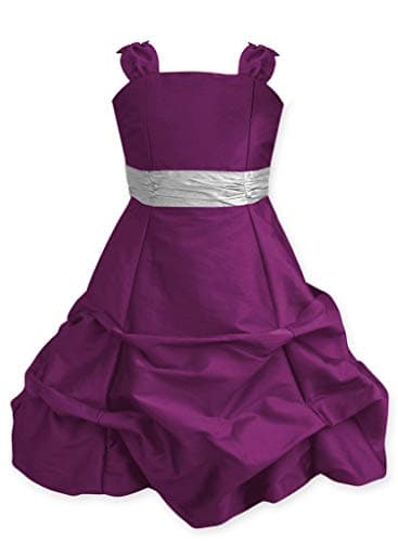 A.T.U.N. (ALL THINGS UBER NICE) Girls Solid Bubble Hem Sleeveless Party Dress | Maxi Dress