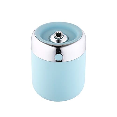 Mini Portable Essential Oil Diffuser Cool Mist Diffuser Humidifiers with LED Lights Ultrasonic Aroma Aromatherapy Diffusers for Home Yoga Office Spa Car Bedroom Baby Room (Blue)