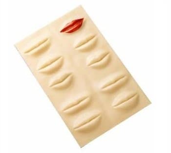 Semi Permanent Makeup Lip Practice Skin for Make up Cosmetic TattooPractice