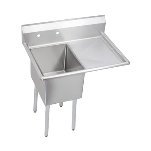 Standard 1-Compartment Sink, 18" right drainboard