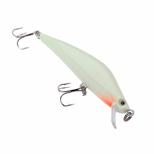 UUFEB 3D Luminous Night Bait Minnow Lure Hard Bait Fish Hook (pack of 2)