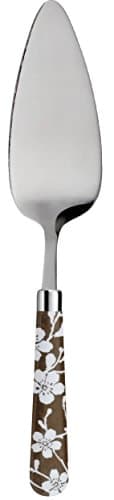 Cake Server and Cake Knife Cake Server Stainless Steel Flower Brown Kom Amsterdam