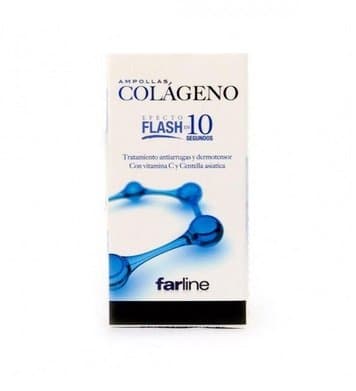 Farline Collagen Flash Effect Ampoules 10 Seconds 2 Amp. of 2 ml