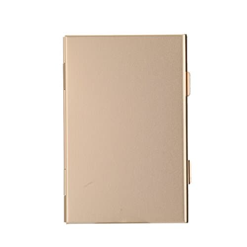 Aluminum Memory Card SIM Card Holder Micro-Sim Card Pin Storage Case Organizer for TF Card Gold