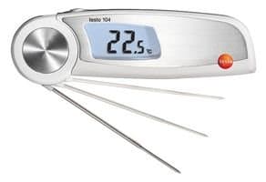 Cutting-Edge TESTO - 104 - THERMOMETER, FOLDING, WATERPROOF - (Pack of 1) --