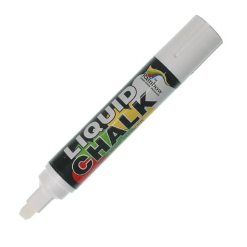 Liquid Chalk Marker Pen Large White - 15mm Nib