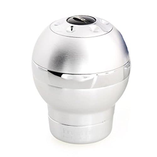 Bingohobby Car Gear Knob 5 Speed 6 Speed Universal Shift Knob Gear Shifter Stick Cover Aluminium Alloy Silver