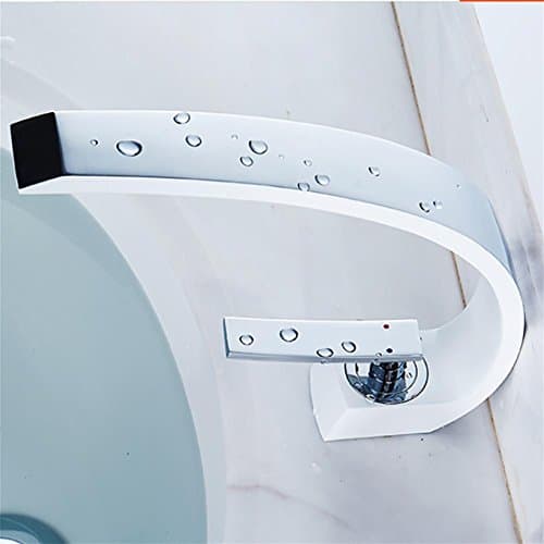 JHYS Faucet Bathroom Basin Single Handle One Hole Hot and Cold Mixer Taps Nozzle Tall , chrome