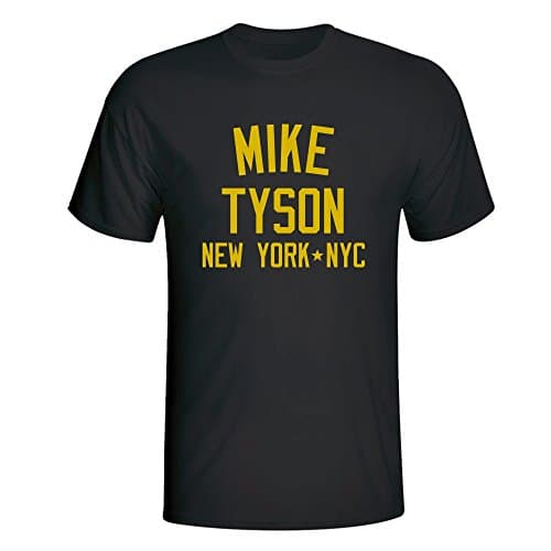 Mike Tyson Boxing T-Shirt Kids Black-Yellow - Medium