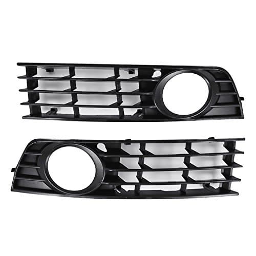 FRONT LOWER SIDE BUMPER FOG LIGHT GRILLE VENT PAIR FIT FOR AUDI A4 B6 02-05