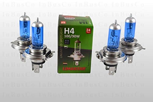 H4 100/90 W Super White 100 W/90 W P43t 24 V Halogen Lamp Bulbs Lamp Commercial Vehicles Truck Bus Tractor 1