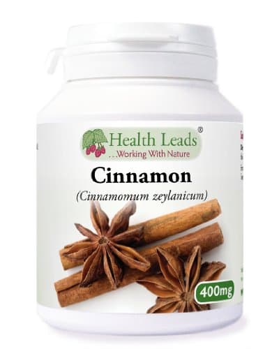 Cinnamon 400mg x 90 Capsules (100% Additive Free Supplement)