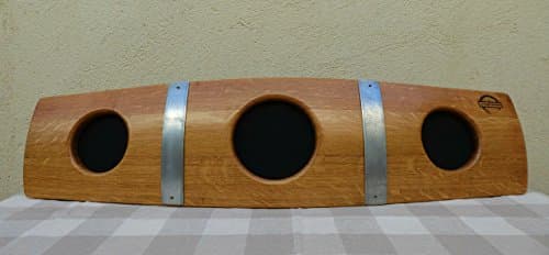 The Grand Bass! WiFi and Bluetooth speaker system with FM radio, USB and Aux inputs. Hand crafted from a French oak wine barrel. Compatible with PC & Apple Music, iTunes, Spotify, Deezer via AirPlay. 240 Watts