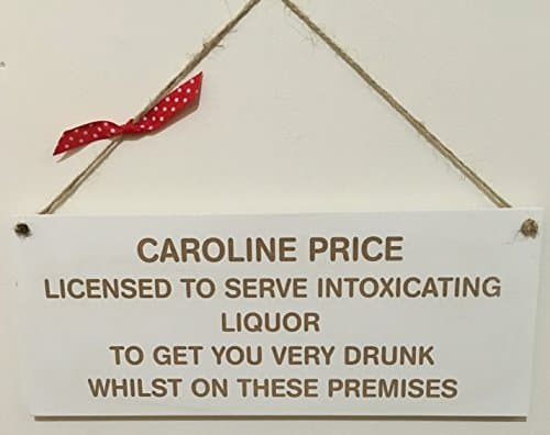 Personalised Bar Pub Sign Drinking Funny Gift Home Shabby Chic Engraved Wooden Large Plaque Hand Finished *P98*