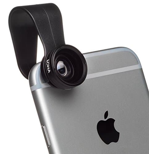 LOHA iPhone Lens with 10x Macro and .67x Wide Angle, Compares to Olloclip, Compatible for Any Smartphone