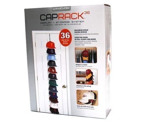 CapRack 36 Baseball Cap Hat Holder Rack Organizer Storage Door Closet Hanger NEW by Sunday Market by Sunday Market