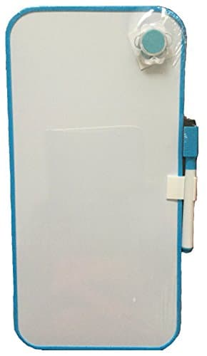 Magnetic DryWipe Board Set (23 x 15cm) includes Dry Board Pen & Eraser (BLUE)