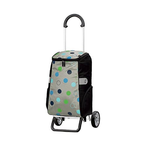 Andersen shopping trolley Scala Plus Sila silver/Aluminium/Volume: 40L/Max. load capacity: 30 kg/Smooth-running wheels/Made in Germany