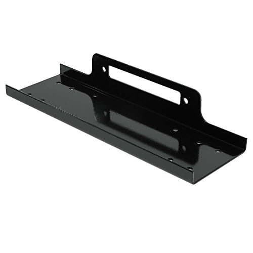 Driver Universal Recovery Winch Mounting Bracket - Black by Driver Recovery Products