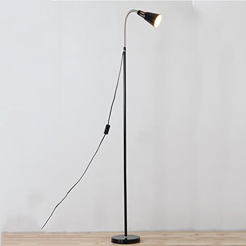 Simple modern eye protection LED lighting living room study bedside floor lamp ( Color : Black )