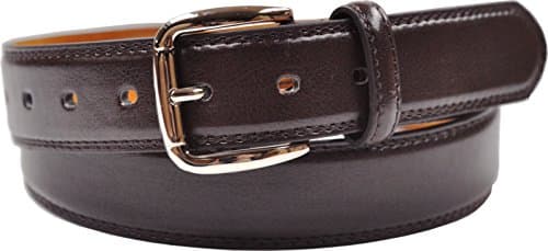 Childs Boys Classic Ossi® 30mm Double Stitched Leather Lined Belt 20" - 40" Waist (6 Cols)