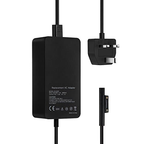 Runpower 65W 15V 4A Surface Book AC Adapter Charger fit for Microsoft Model 1706 Tablet Power Supply