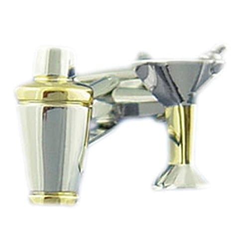 Martini Glass & Shaker Cufflinks - PSN150