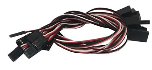 Maxxi Servo Extension Lead Wire 30CM 300MM Servo Cable Male to Female JR Plug 10PCS DJI FUTABA