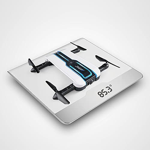 【New Version 2018】Aorula New Generation Optical Flow Positioning Foldable Selfy Camera Drone, Mini RC Selfie Air pocket quadcopter FPV, JJRC H61 with Gravity Sensor Mode /3D Flips and Rolls/720P WiFi Camera for Teens Adults Beginners.(White)