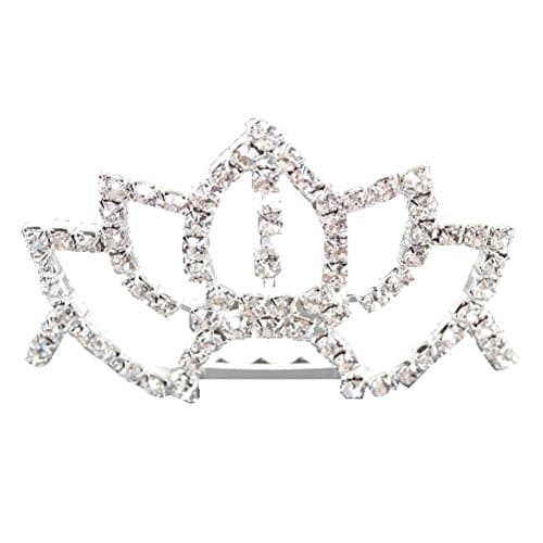 Just Fox Luxury Mini Crystal Wedding Tiara Modell 1