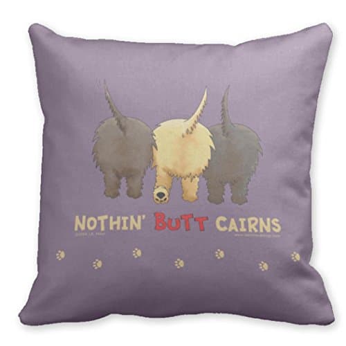 Just Redo Nothin' Butt Cairns Throw Pillow Case Covers Square Decorative Pillows