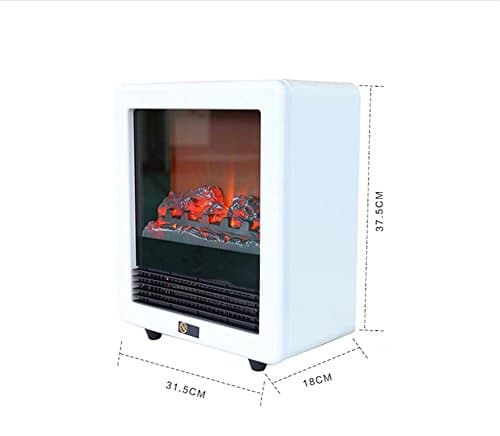 WYJD Mini Heater Creative Home Office Desktop Environmental Small Heater Simulation Fire Mute Mini Electric Fireplace Heater , 2