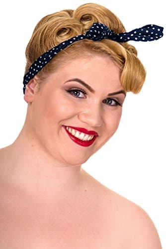 Banned Navy & White Misha Headband