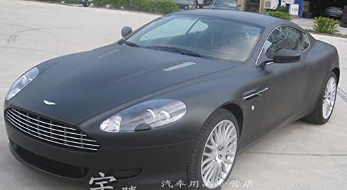 Eyes4u Black Matte Vinyl Wrap Sticker Air Release Bubble Free Anti-wrinkle 60" X 20", 152cm X 50cm