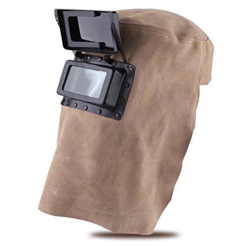 TINGLIUElectric welding full face mask leather welding torch welding head wear soft and comfortable protective mask , 2